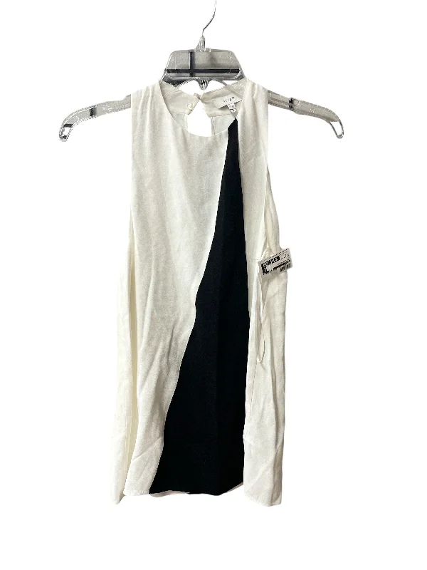 Top Sleeveless By Reiss In White, Size: S