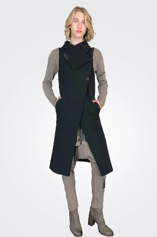 Isleen Long Coat - Black